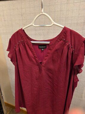 Fortune & Ivy Short Sleeve Blouse